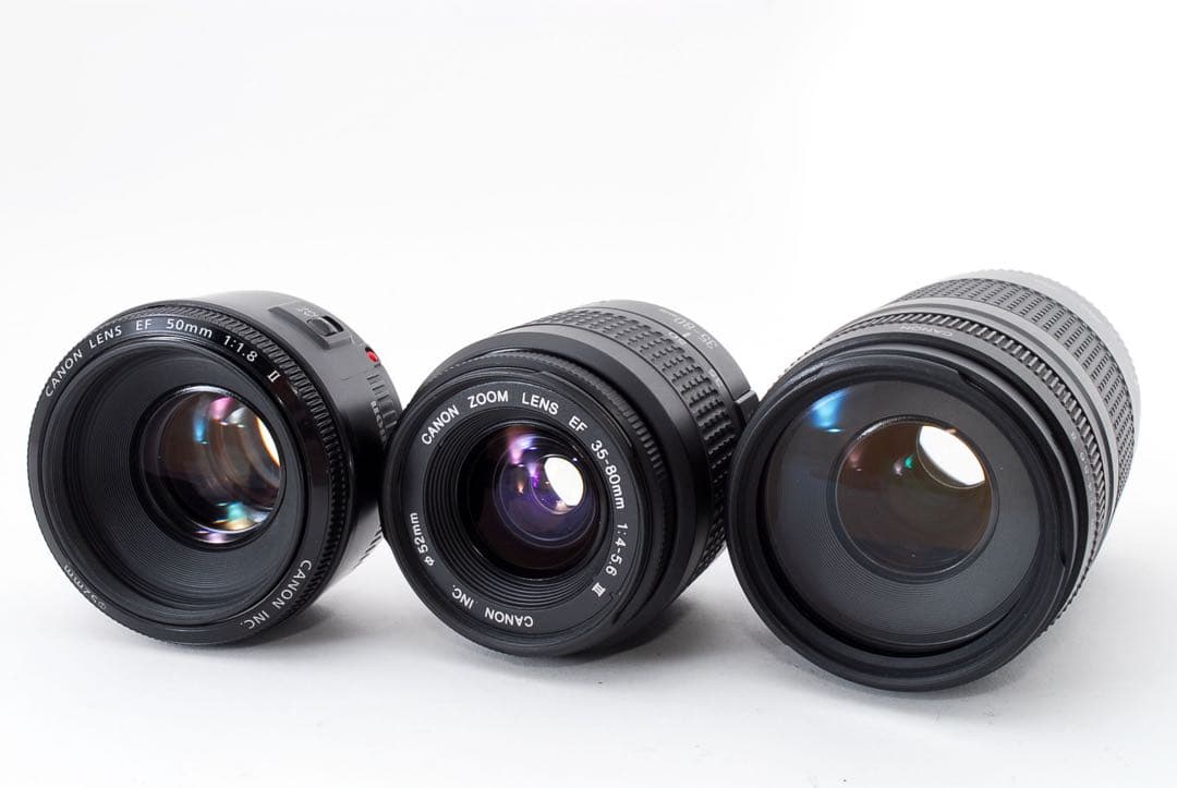 キャノン Canon EOS 80D標準&望遠&単焦点トリプルレンズセット☆