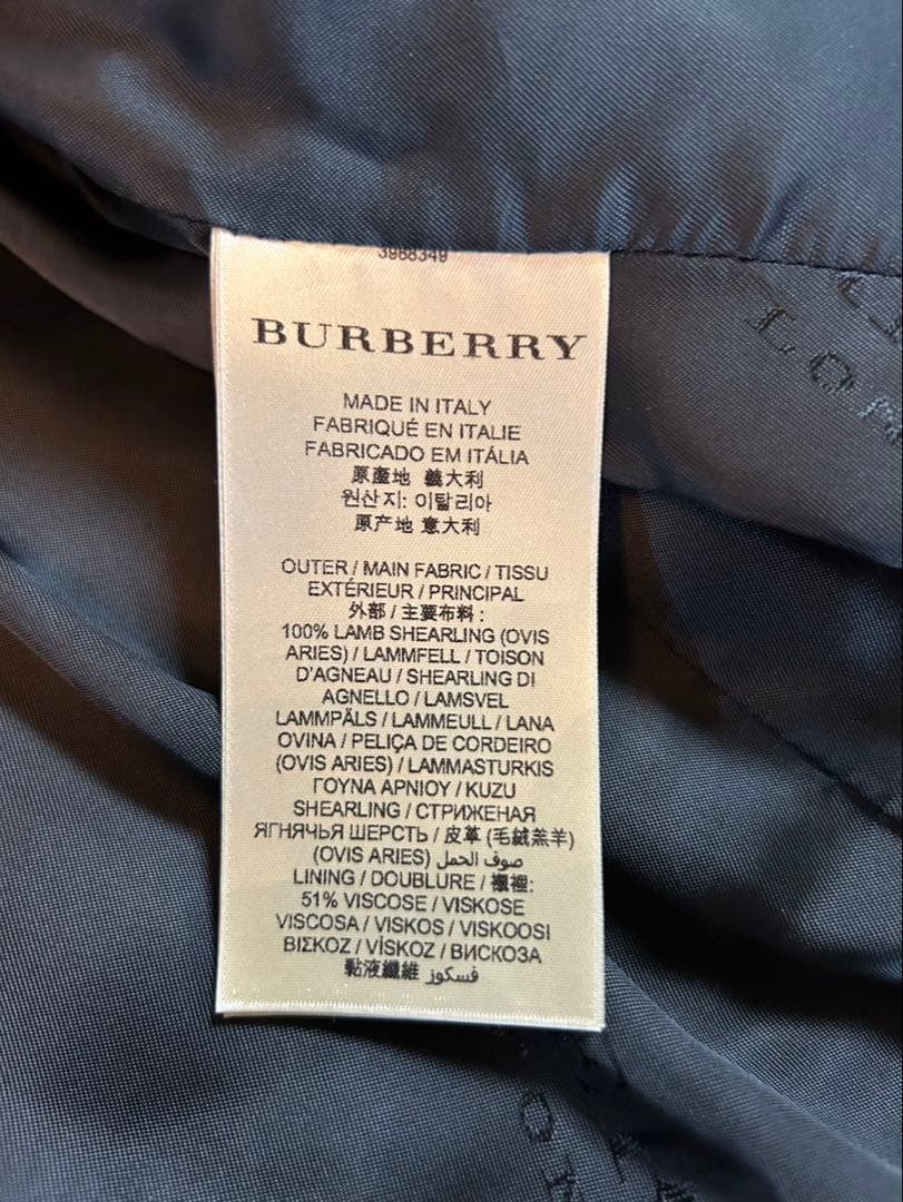 レディース：ショートファーコート☆BURBERRY☆