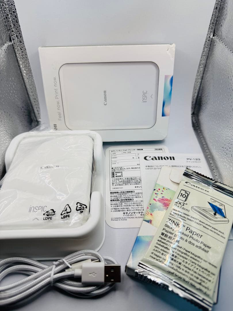 美品Canon PV-123 ミニプリンターiNSPiC