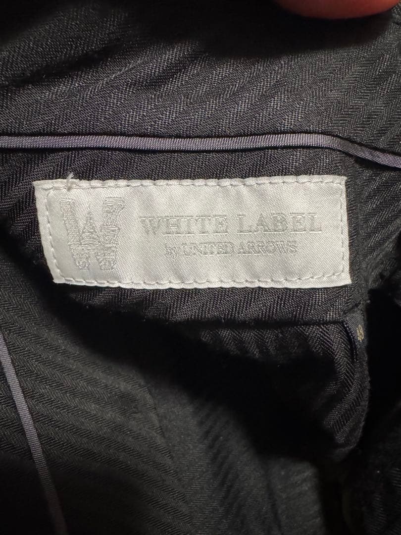 ユナイテッドアローズ スーツ ホワイトレーベル 48 黒