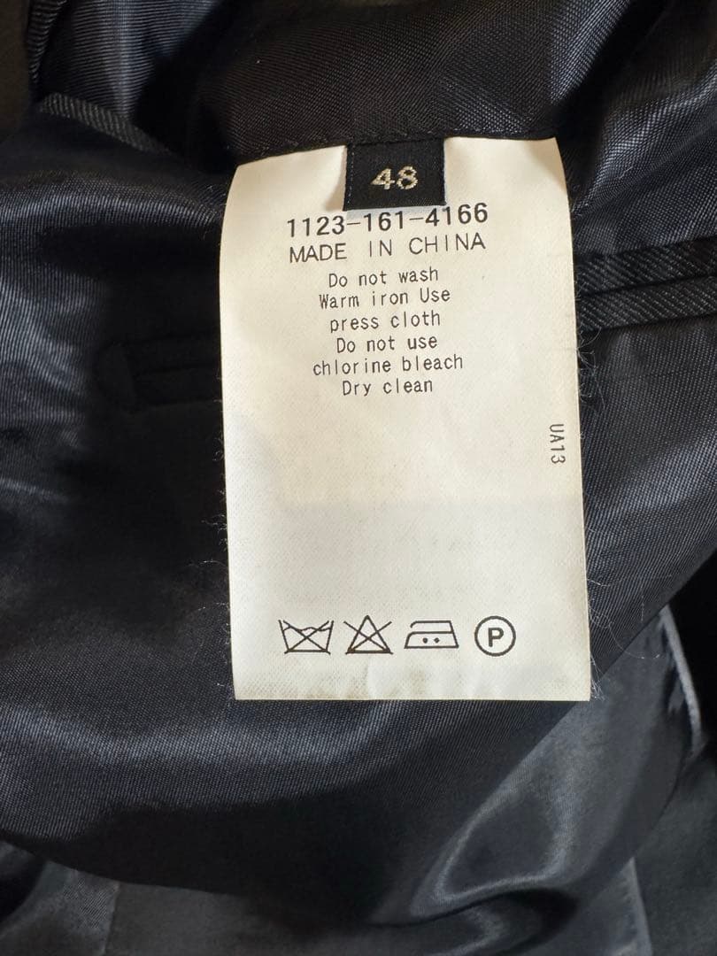 ユナイテッドアローズ スーツ ホワイトレーベル 48 黒