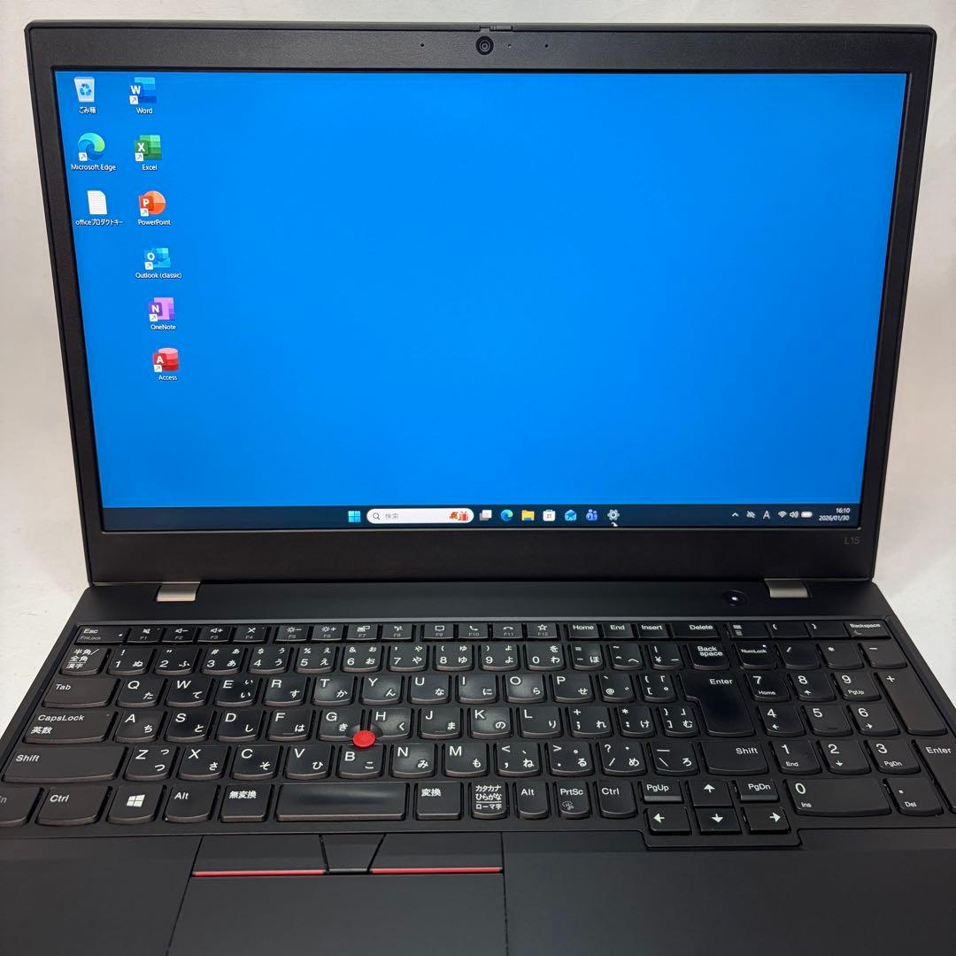 準美品 ThinkPad L15 第10世代 i5 15.6型 FHD オフィス