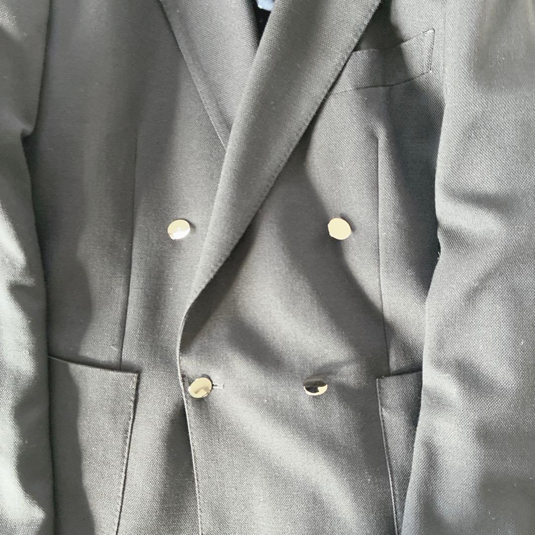 UNITED ARROWS ダブルブレザー メタルボタン 紺 L