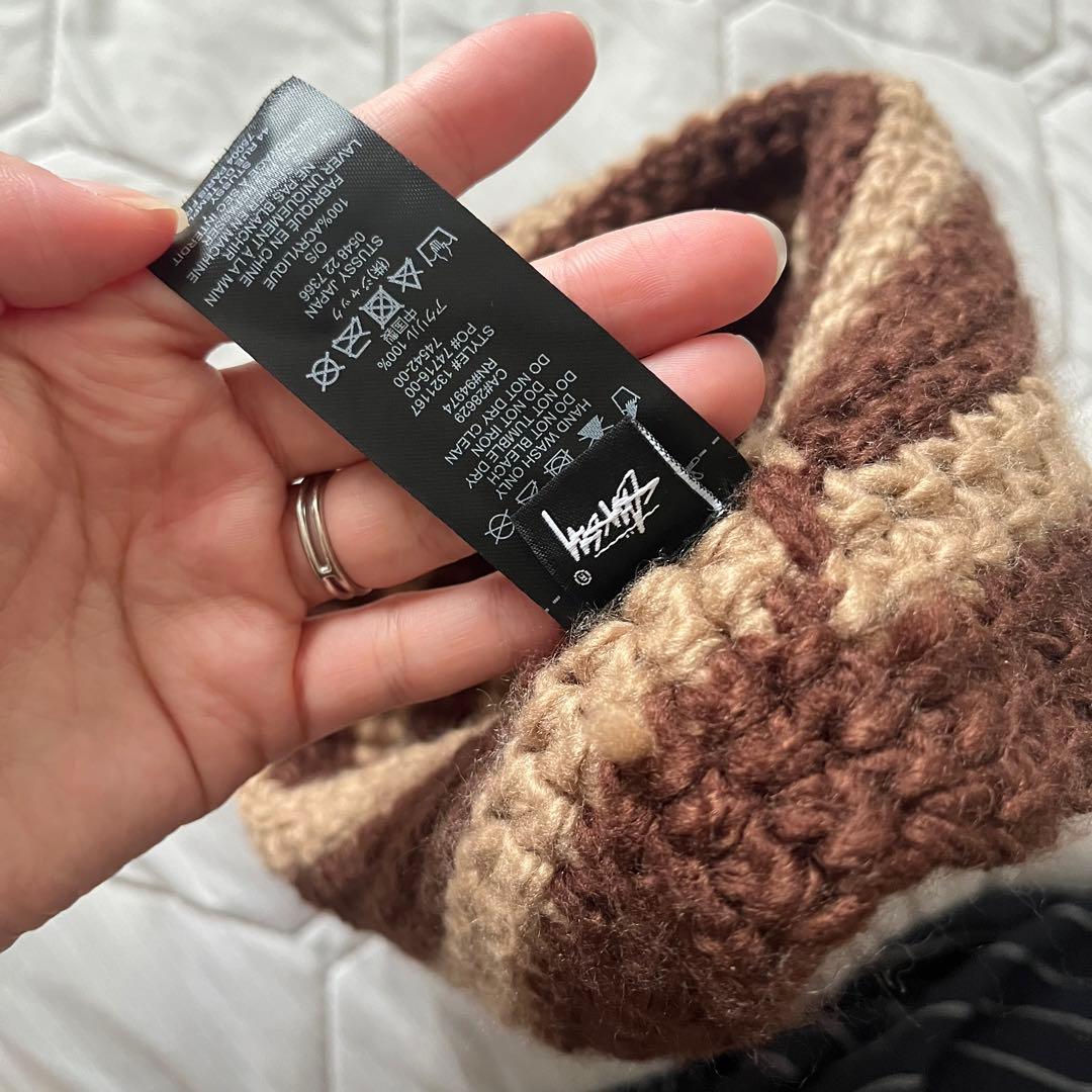 stussyクラッシャーハット ブラウン