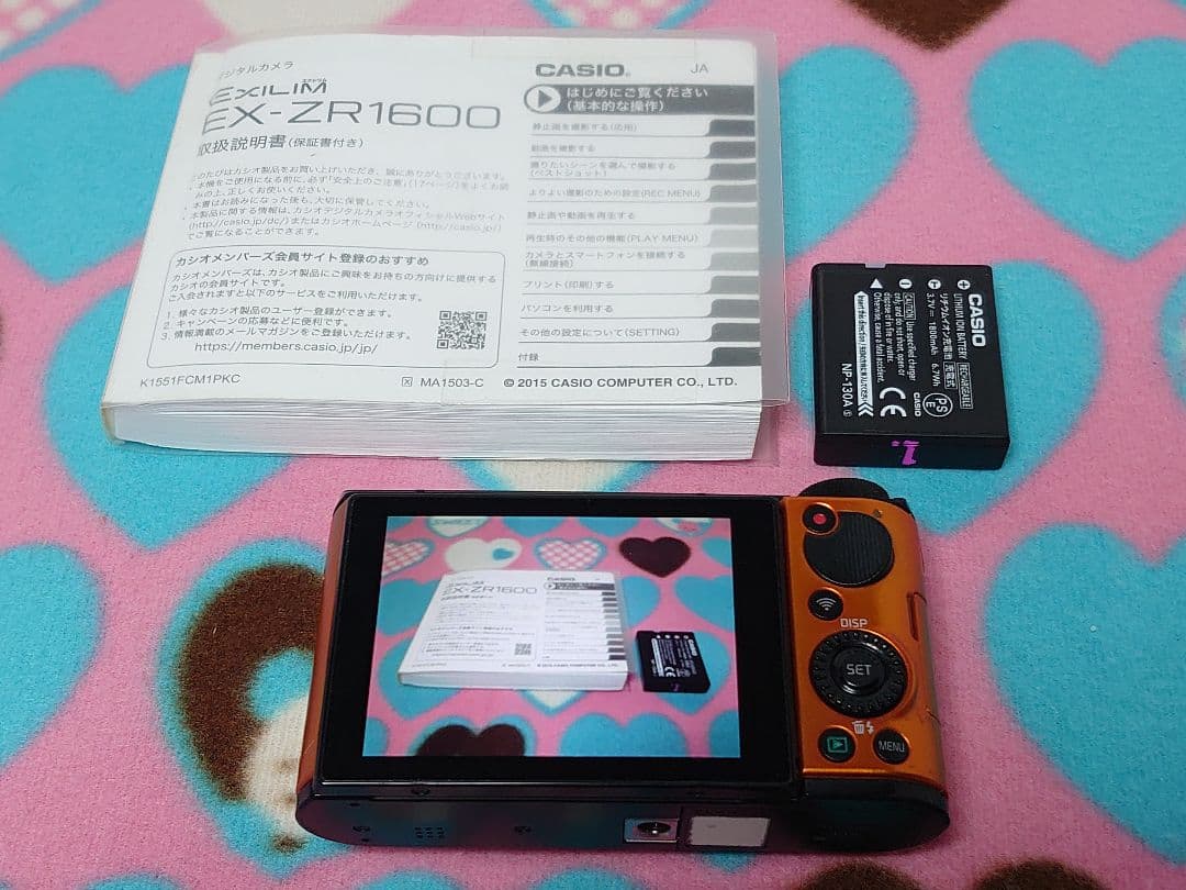 CASIO EXILIM EX–ZR1600 コンパクトデジタルカメラ ジャンク