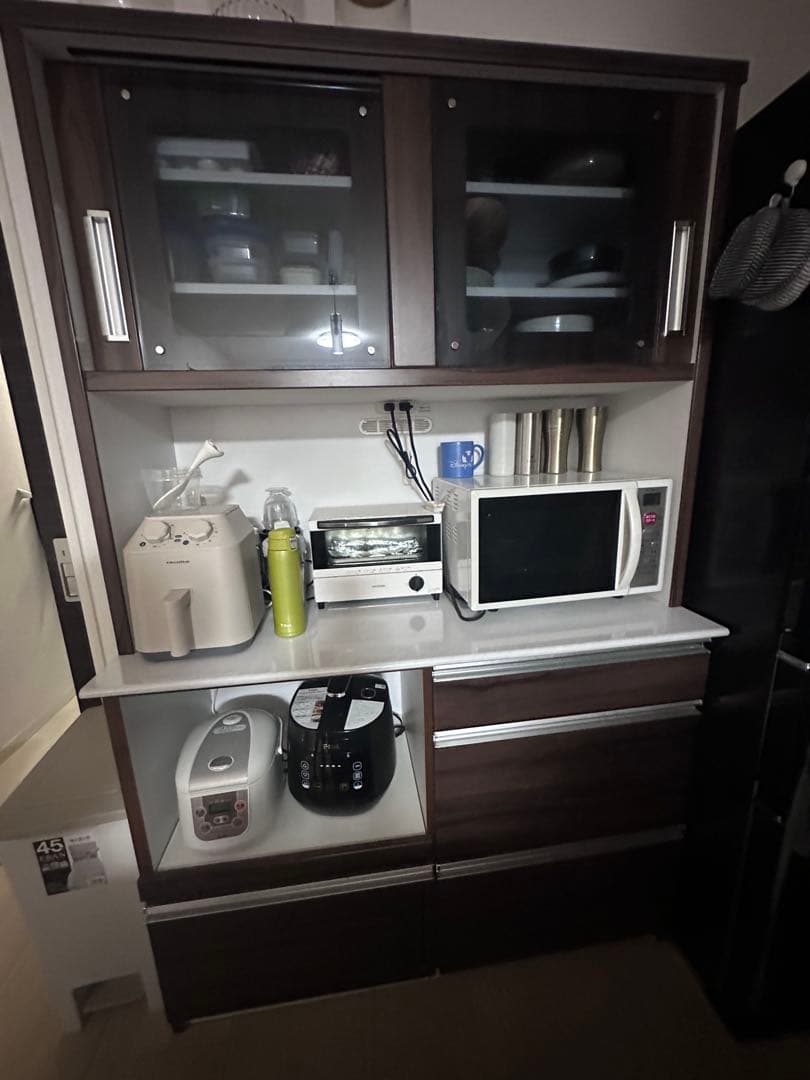 【今日まで！！】【美品】食器棚 ※希望価格コメントまで！