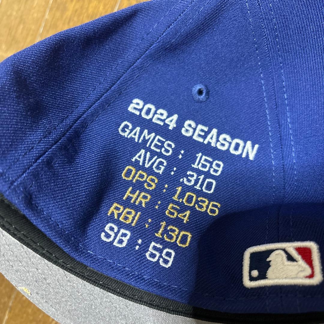 LA ストーン付きキャップ 7 1/2 大谷翔平ドジャースニューエラキャップ