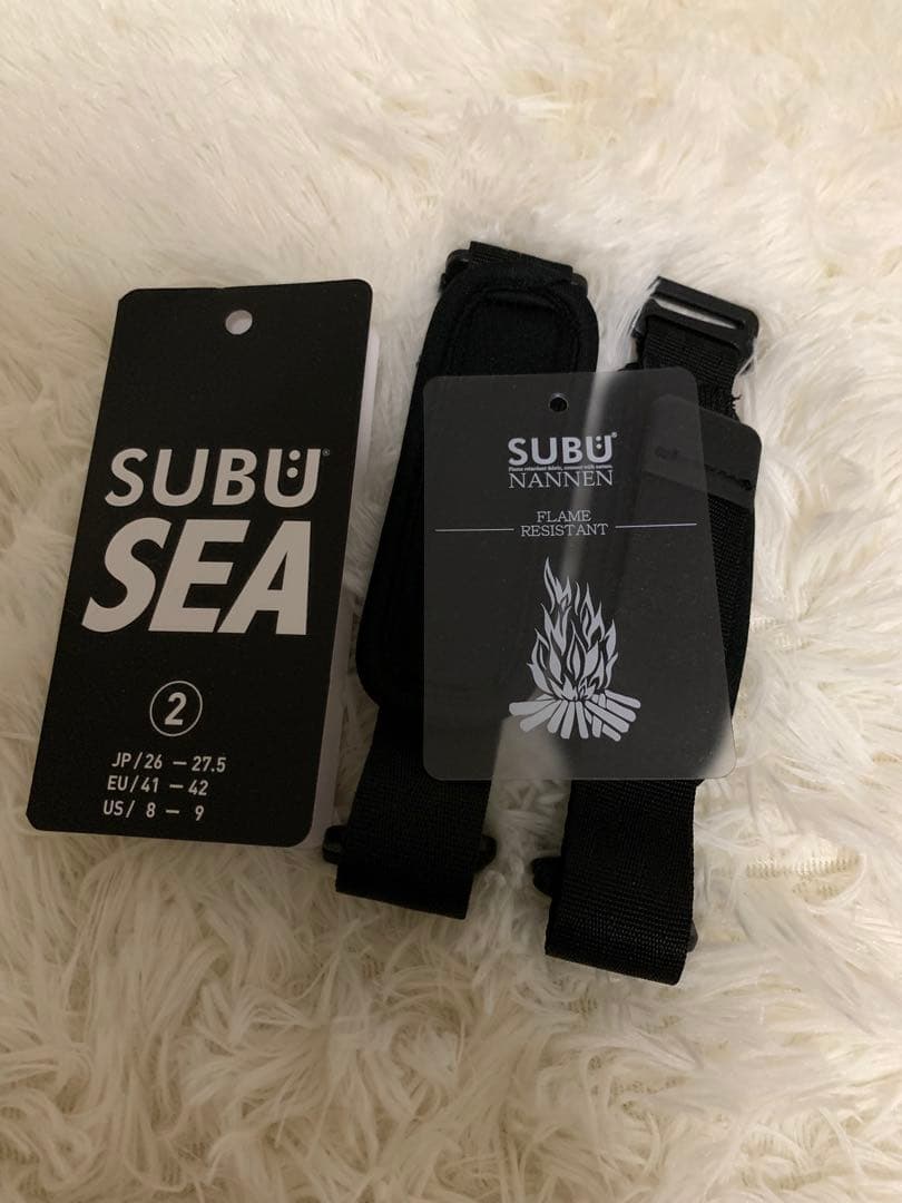 【26〜27.5cm相当】WIND AND SEA×SUBU サンダル ブラック