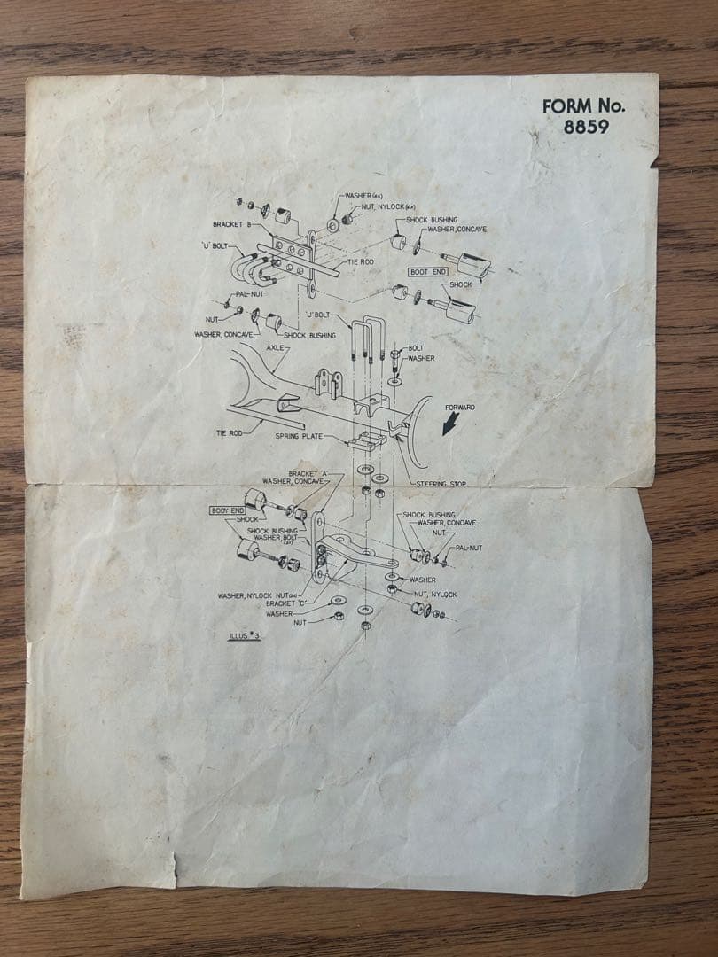 ランチョ　ステアリングショック