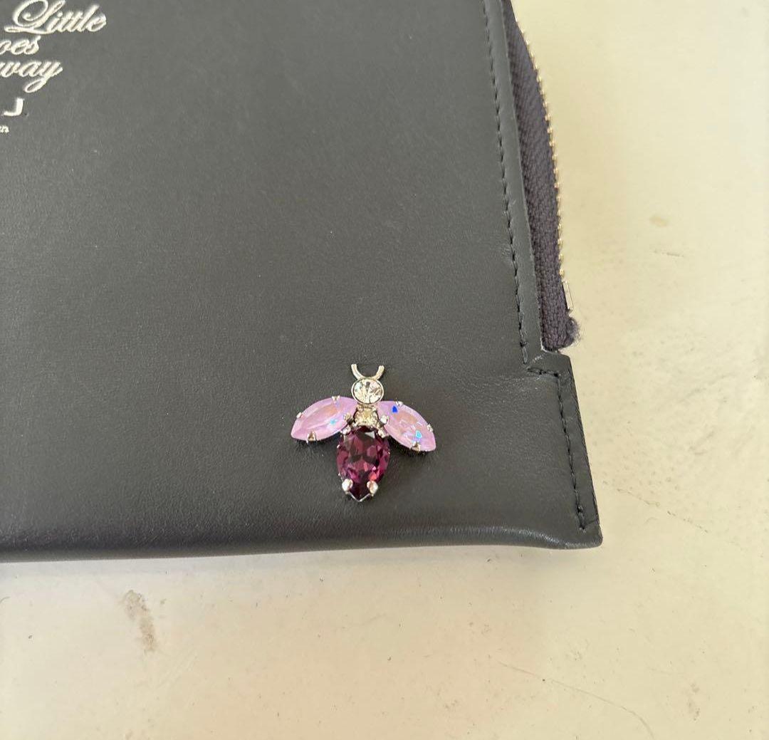 c*o様 ADMJ THE BEE オーガナイザー 長財布 グレー