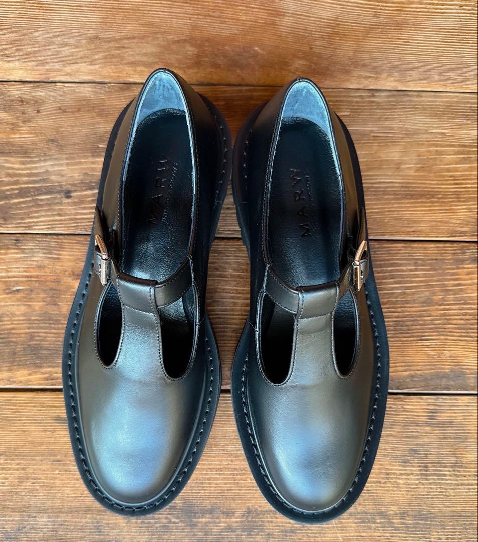 MARW UNITED ARROWS Tストラップ ローファー