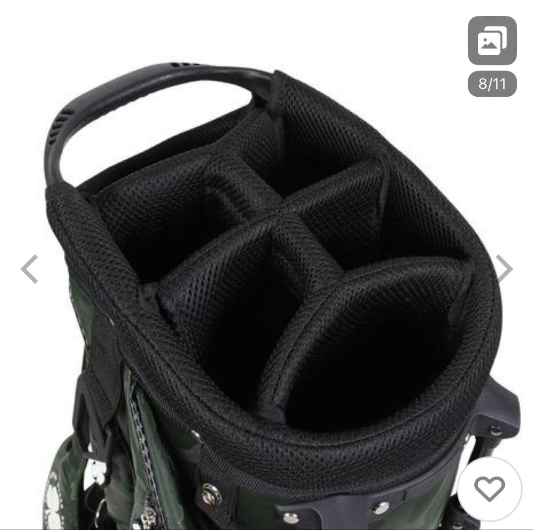 ひ*と様 ブラック　クローバー　キャディバッグ