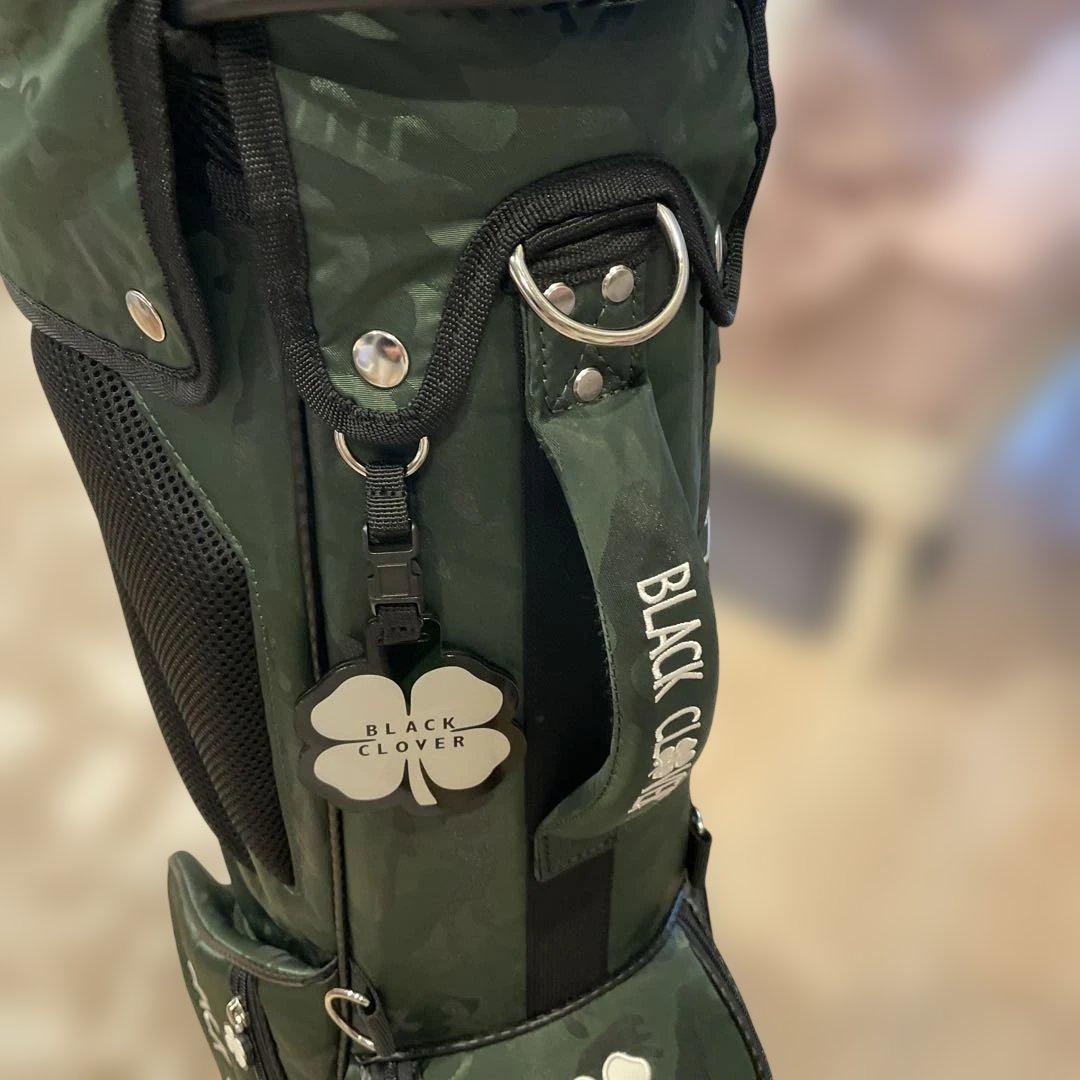 ひ*と様 ブラック　クローバー　キャディバッグ