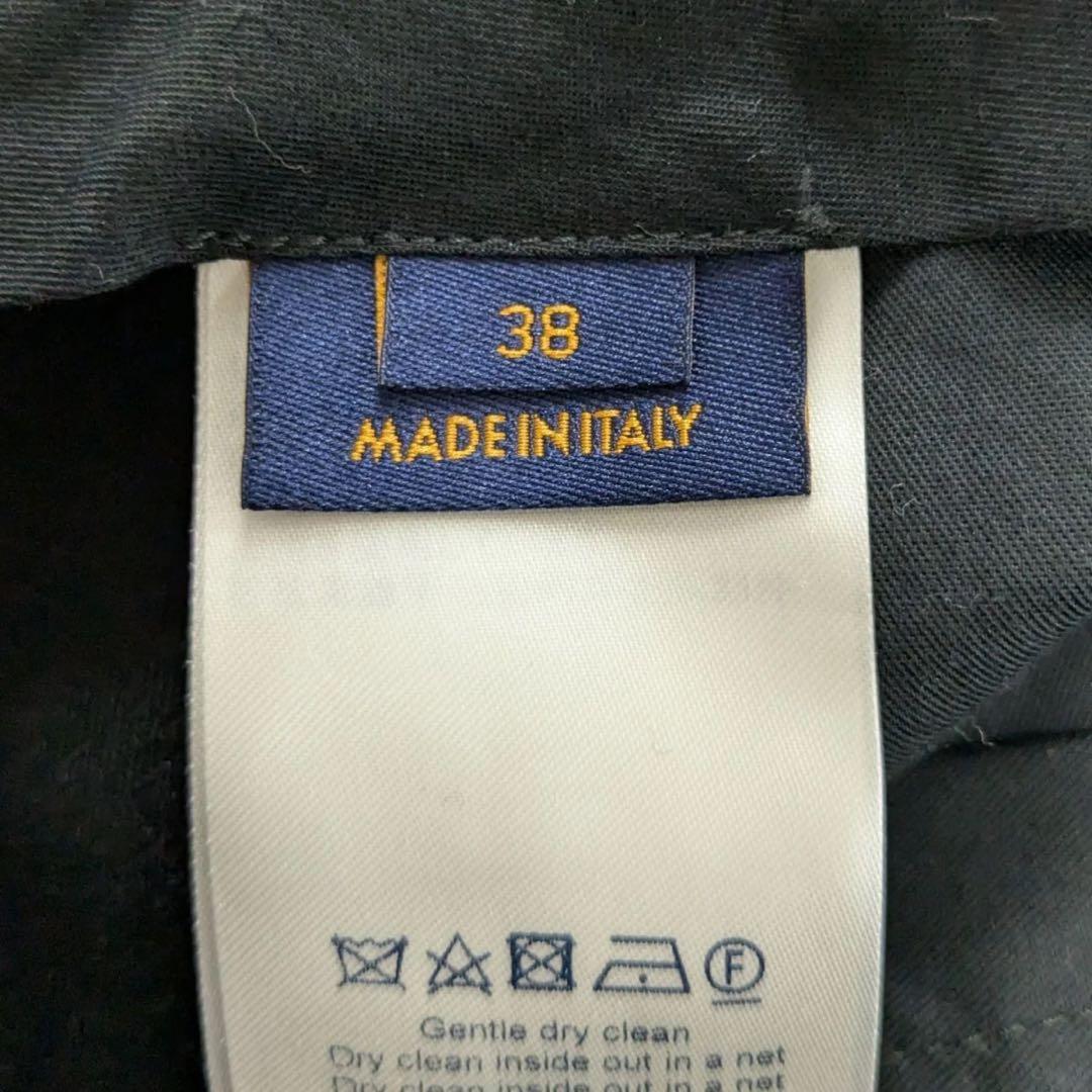 極美品 Louis Vuitton ブラック テーパードスラックス