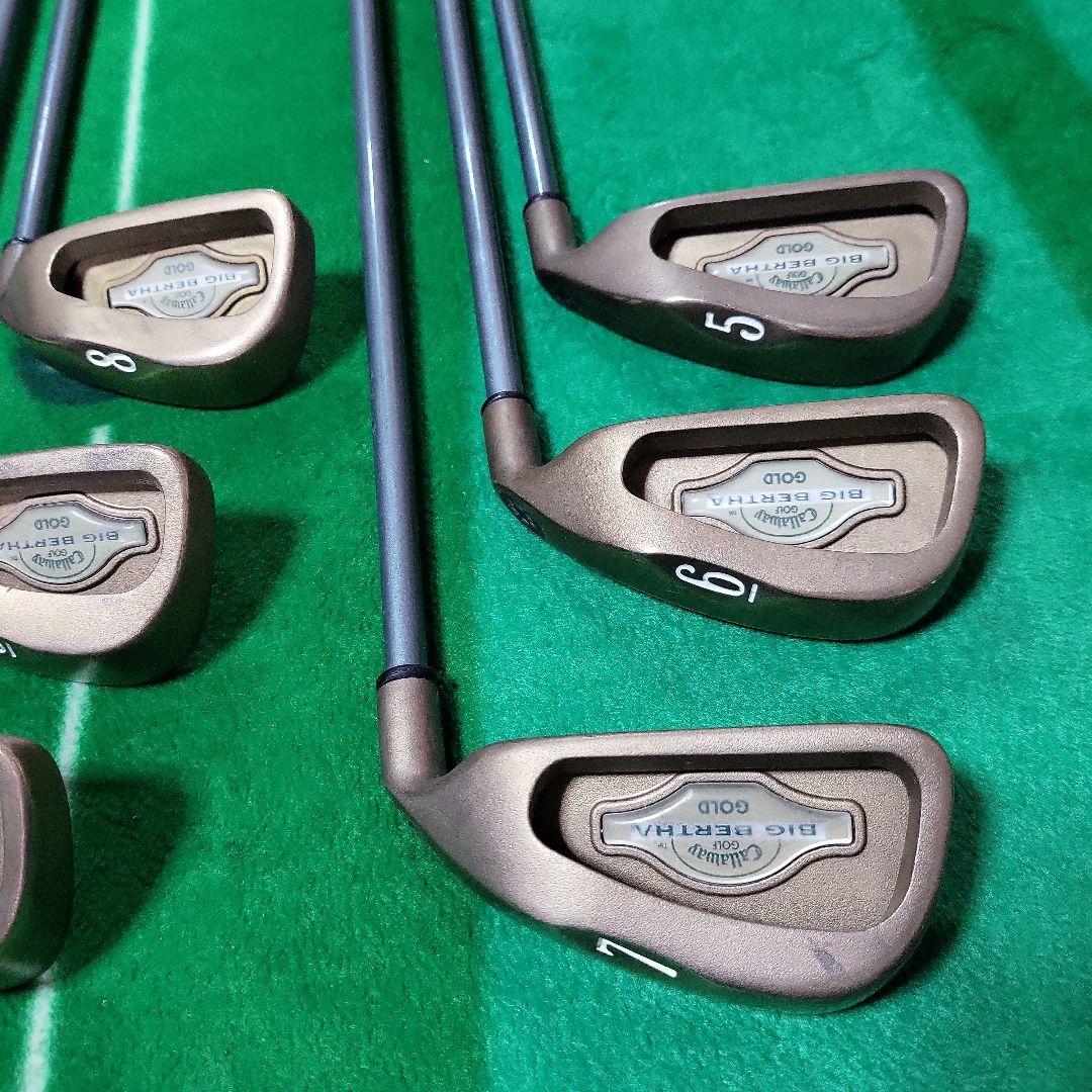 キャロウェイ ビッグバーサ ゴールド レディースアイアンセット 初心者 L