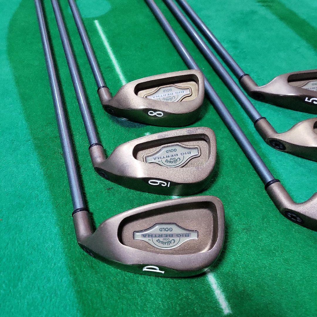 キャロウェイ ビッグバーサ ゴールド レディースアイアンセット 初心者 L