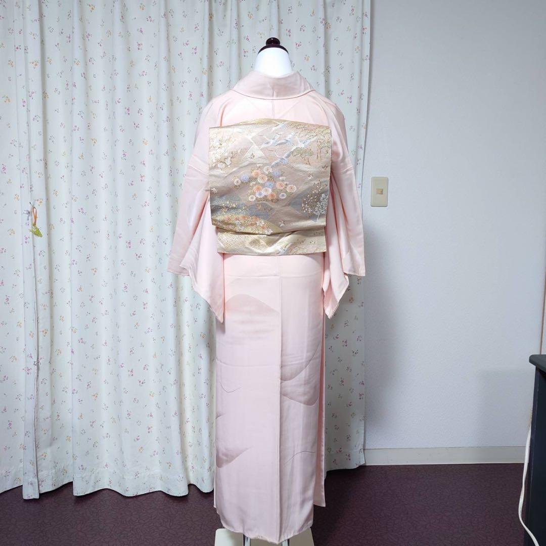 フ9992 未使用　目立つ汚れなし　袷　正絹　訪問着　フルセット