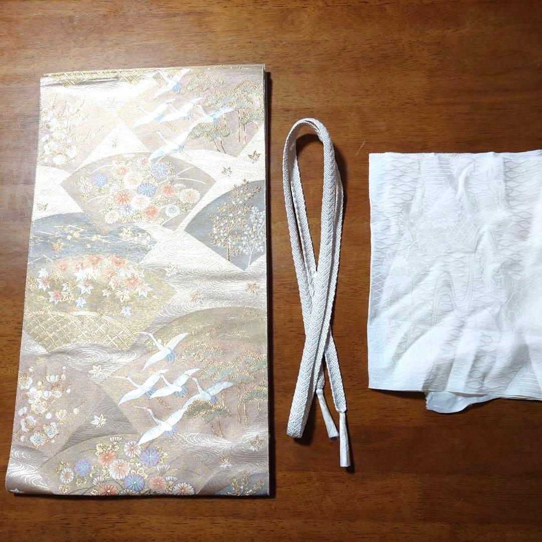 フ9992 未使用　目立つ汚れなし　袷　正絹　訪問着　フルセット