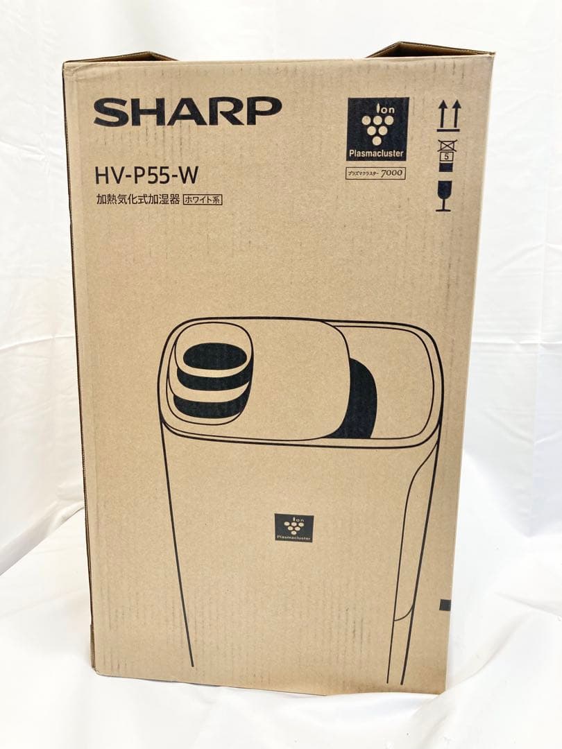 SHARP 加熱気化式加湿器　HV-P55-W