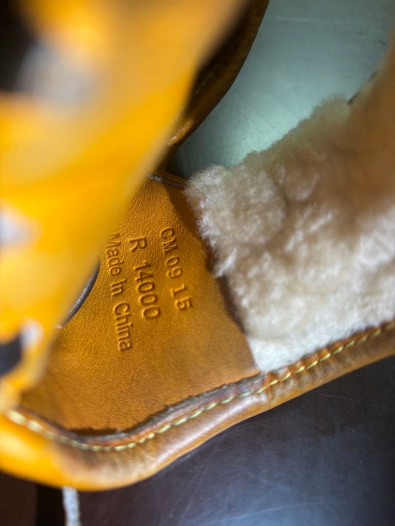 中古品ソフトボール使用Mizuno Pro 軟式ファーストミット。