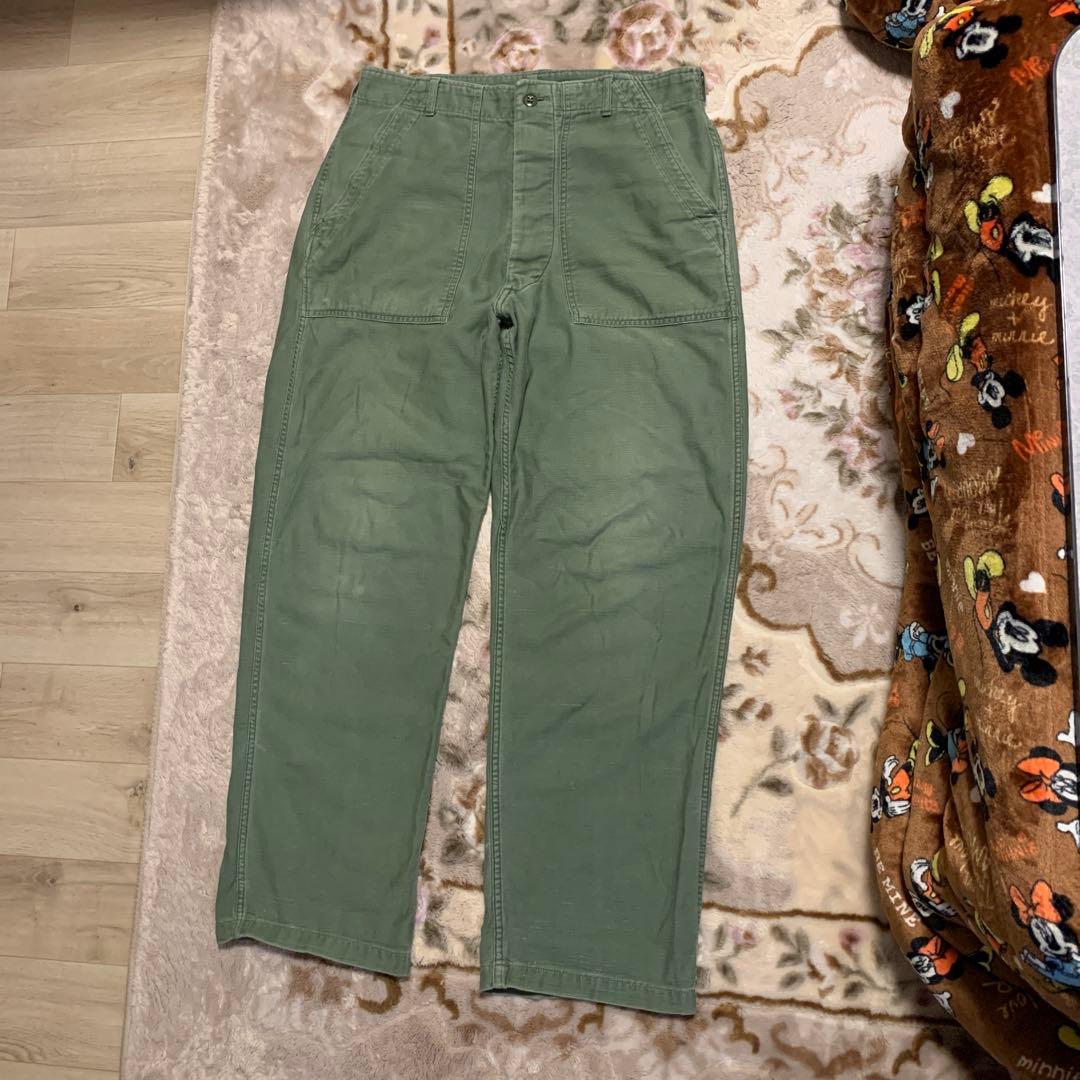 60s OG-107 us army 米軍　ベイカーパンツ　W34 L33