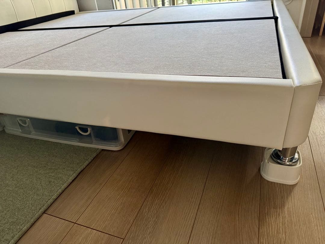 【送料込み】フランスベッド IQ Bed ホワイト クイーンベッドフレーム