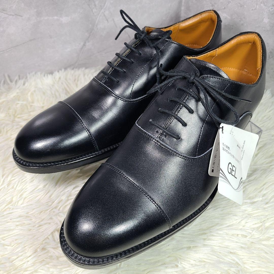 新品【asics RUNWALK】ストレートチップ　ビジネスシューズ　ブラック