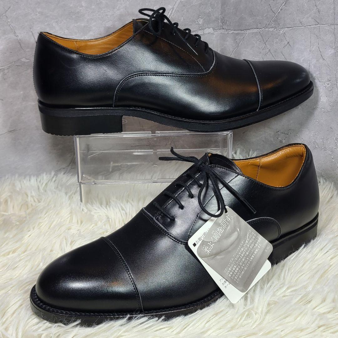 新品【asics RUNWALK】ストレートチップ　ビジネスシューズ　ブラック