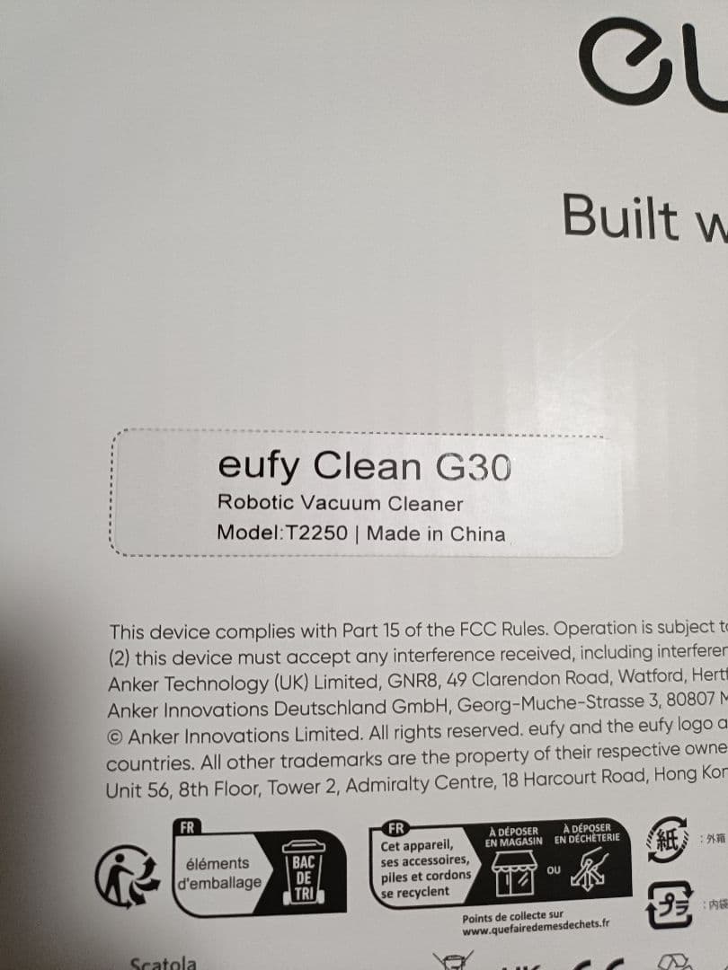 【新品未使用】Anker eufy Clean G30 ロボット掃除機