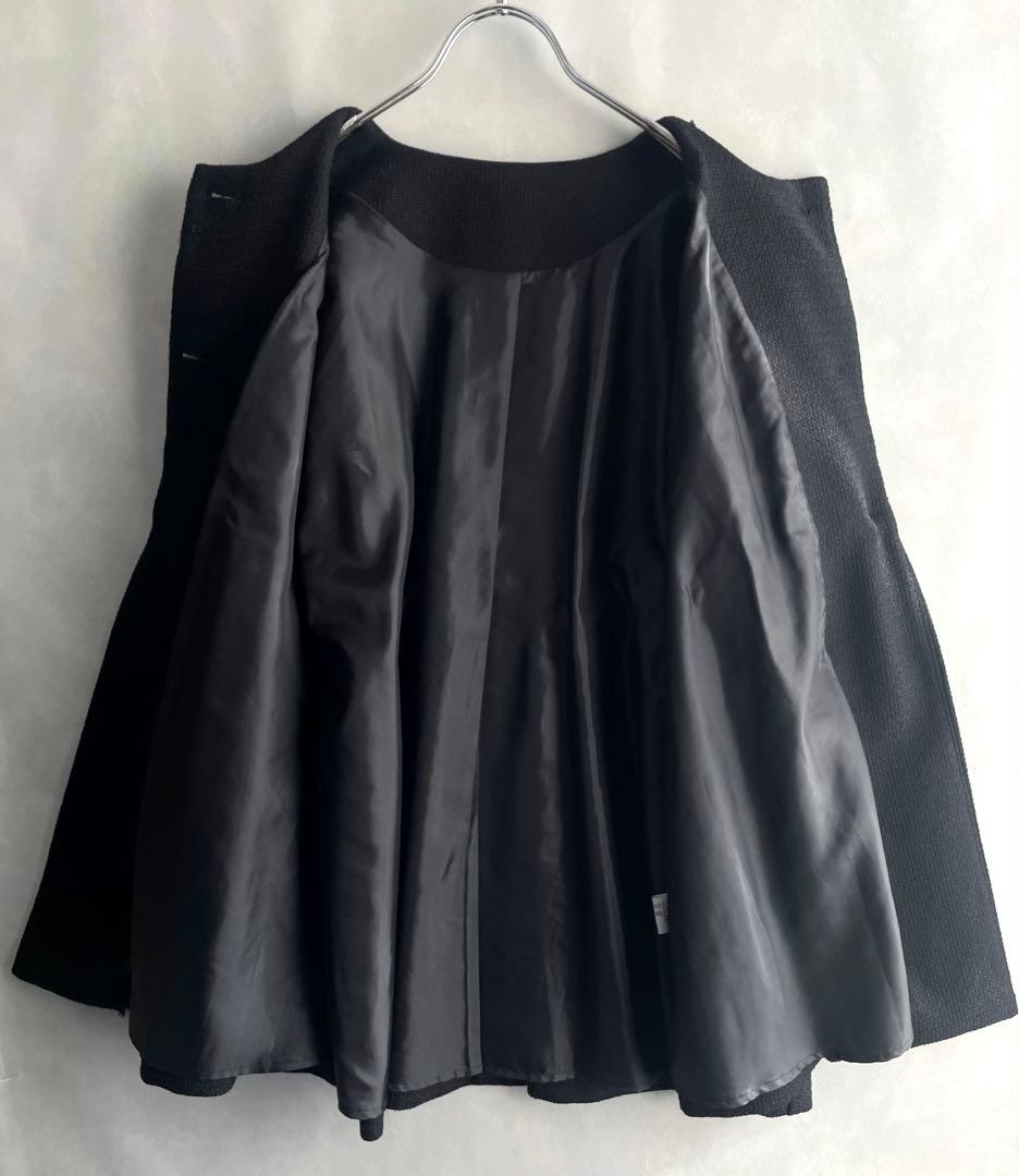 美品✨リヴェタート　ペプラム　ギャザージレ　黒　ワイドシルエット　オケージョン