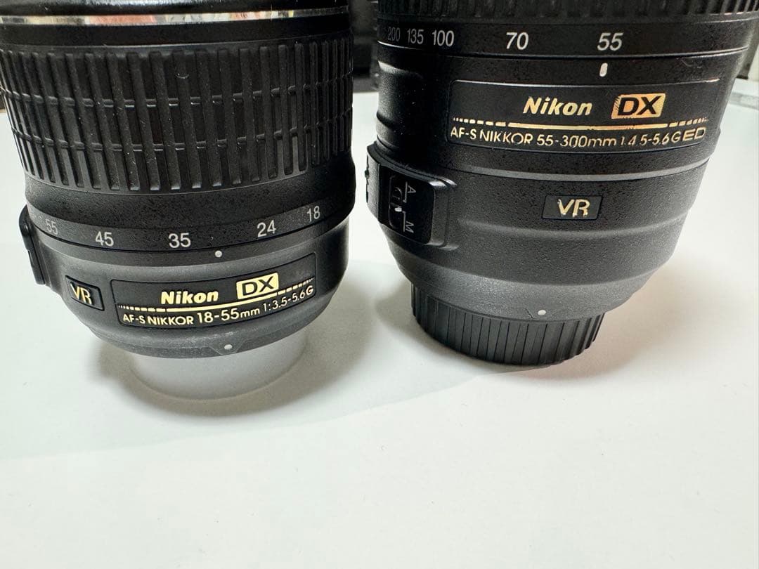 Nikon D5200 一眼レフ 本体+レンズ4本+バッテリー4個+他付属品