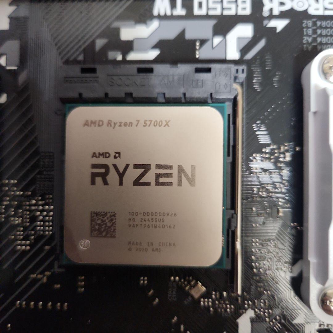 Ryzen7 5700x ddr4メモリ マザーボードアスロック 値下げ交渉可能