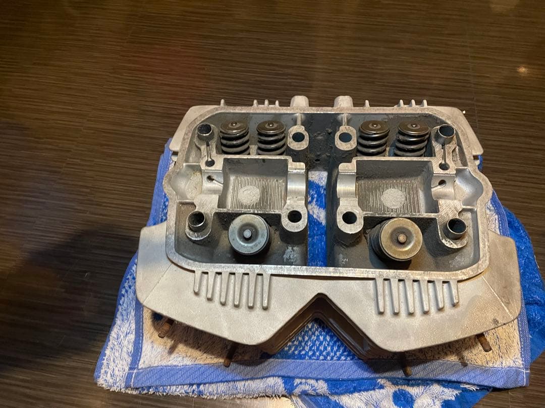 cb400t cb400n ホーク　バブ　シリンダーヘッド　ウェットブラスト済み