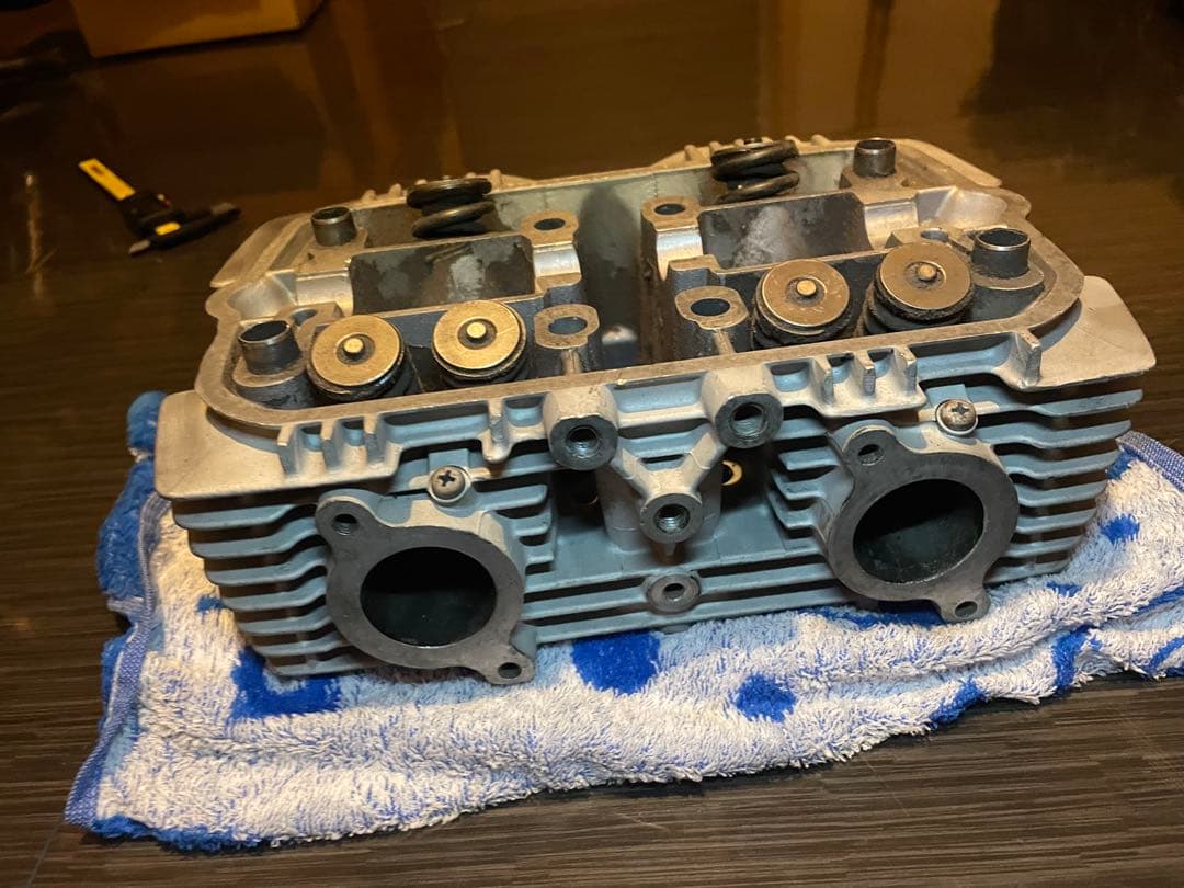 cb400t cb400n ホーク　バブ　シリンダーヘッド　ウェットブラスト済み