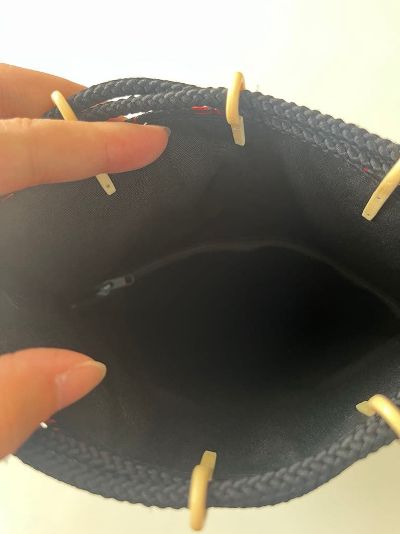 【新品未使用】【匿名配送】印傳　巾着