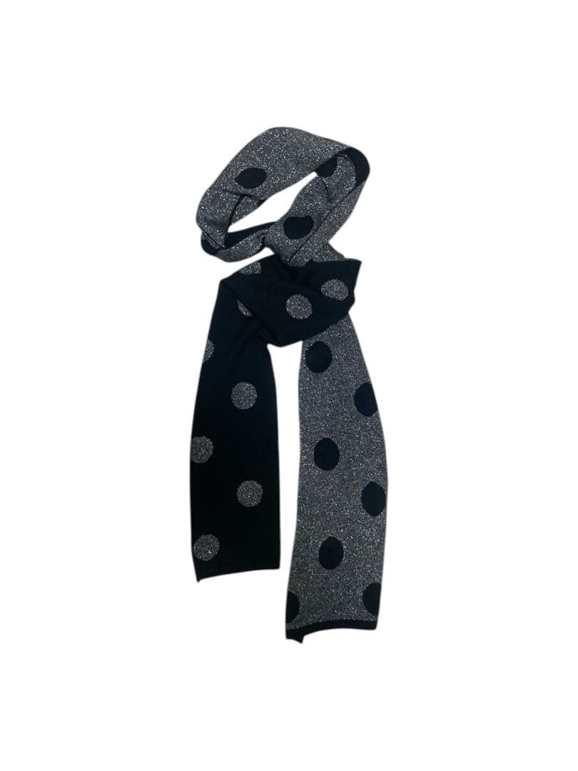 小物 2000s archive Polka dot long scarf y2k