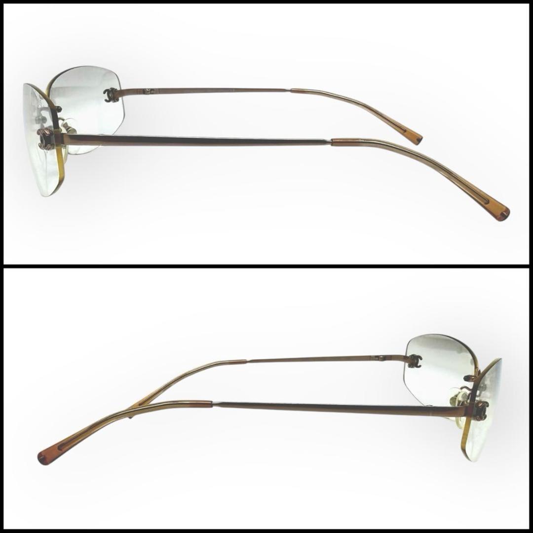 CHANEL シャネル　リムレス　サングラス　ココマーク　オーバル　Y2K