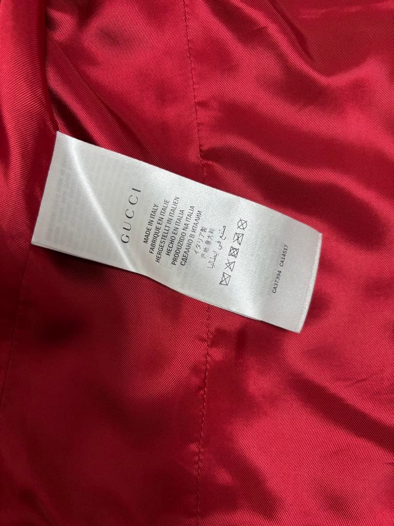 極美品　GUCCI シングルライダースジャケット