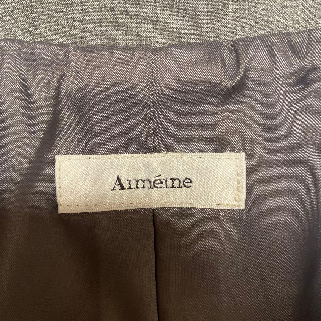 Aimeine エメイン バックスリットベルトジャケット