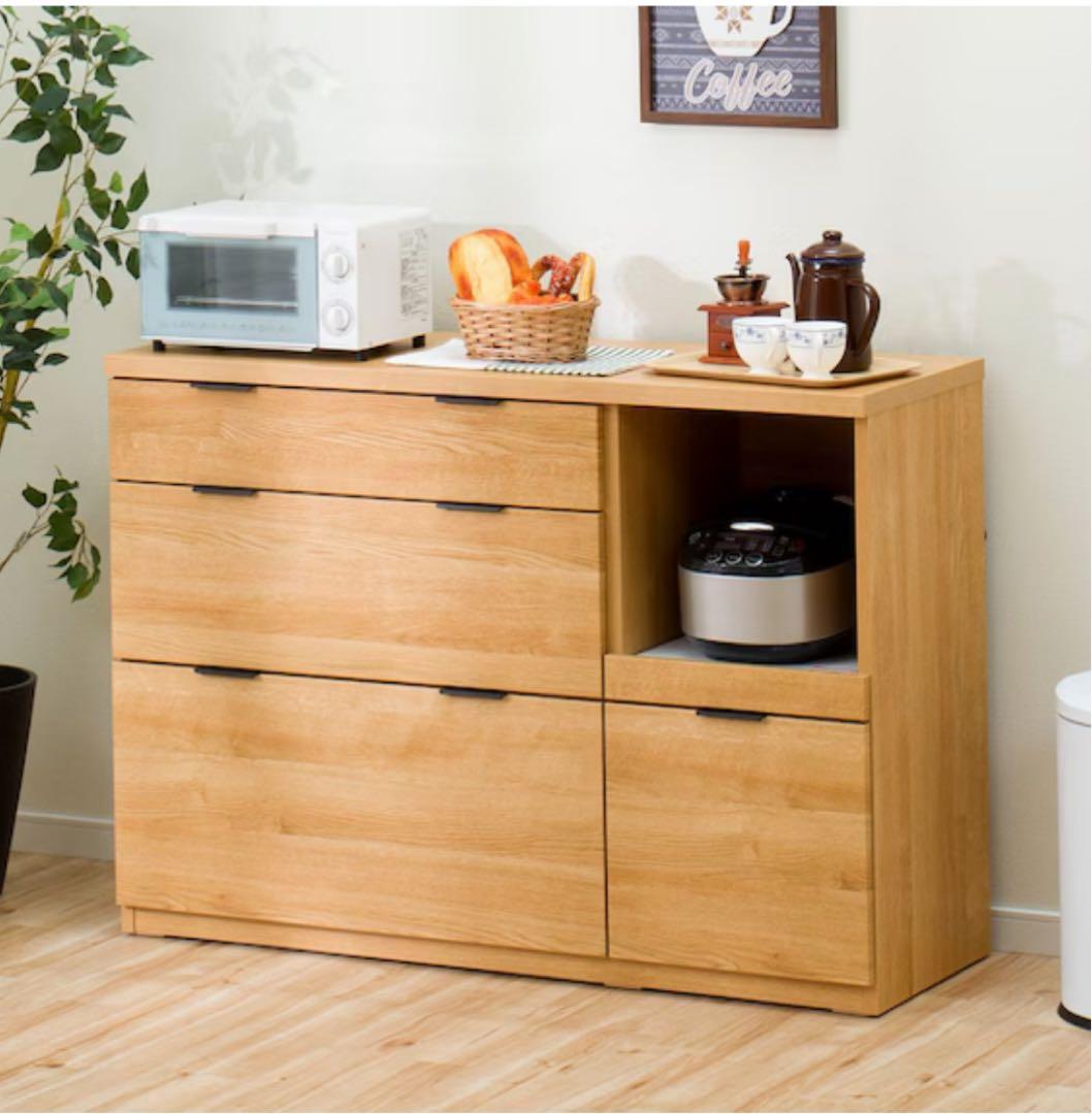 ニトリ 120cm キッチンカウンター