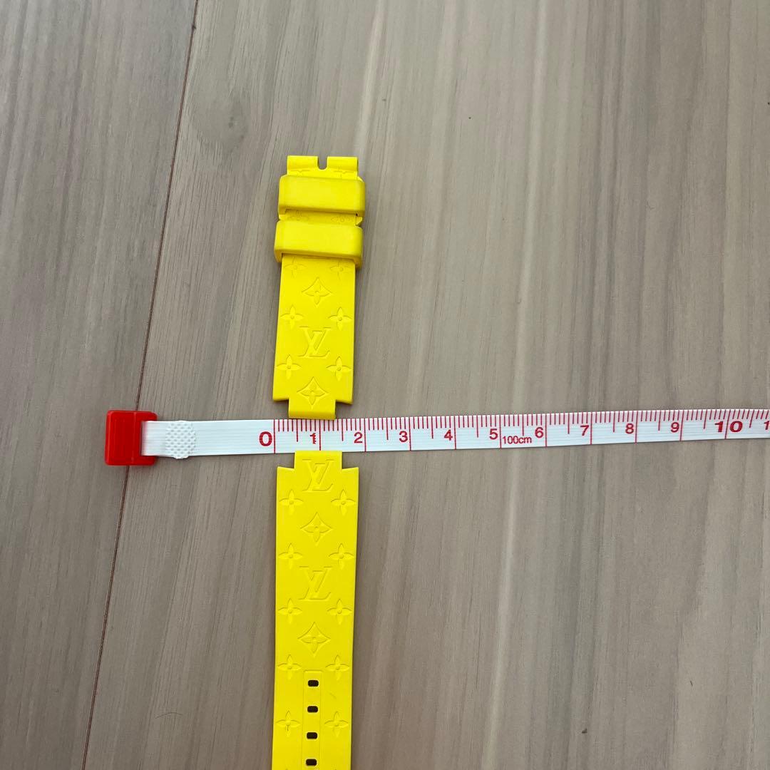 極美品♥️Louis Vuitton♥️ラバーベルト モノグラム 黄色 タンブール