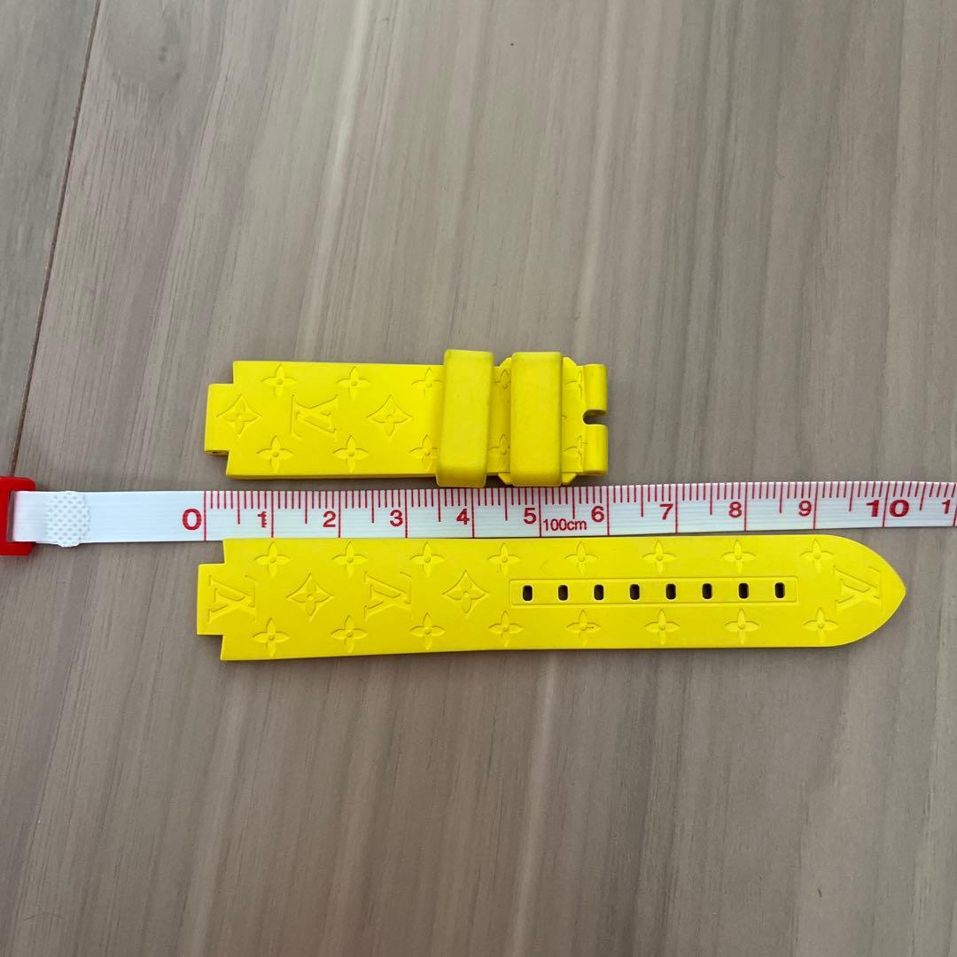 極美品♥️Louis Vuitton♥️ラバーベルト モノグラム 黄色 タンブール