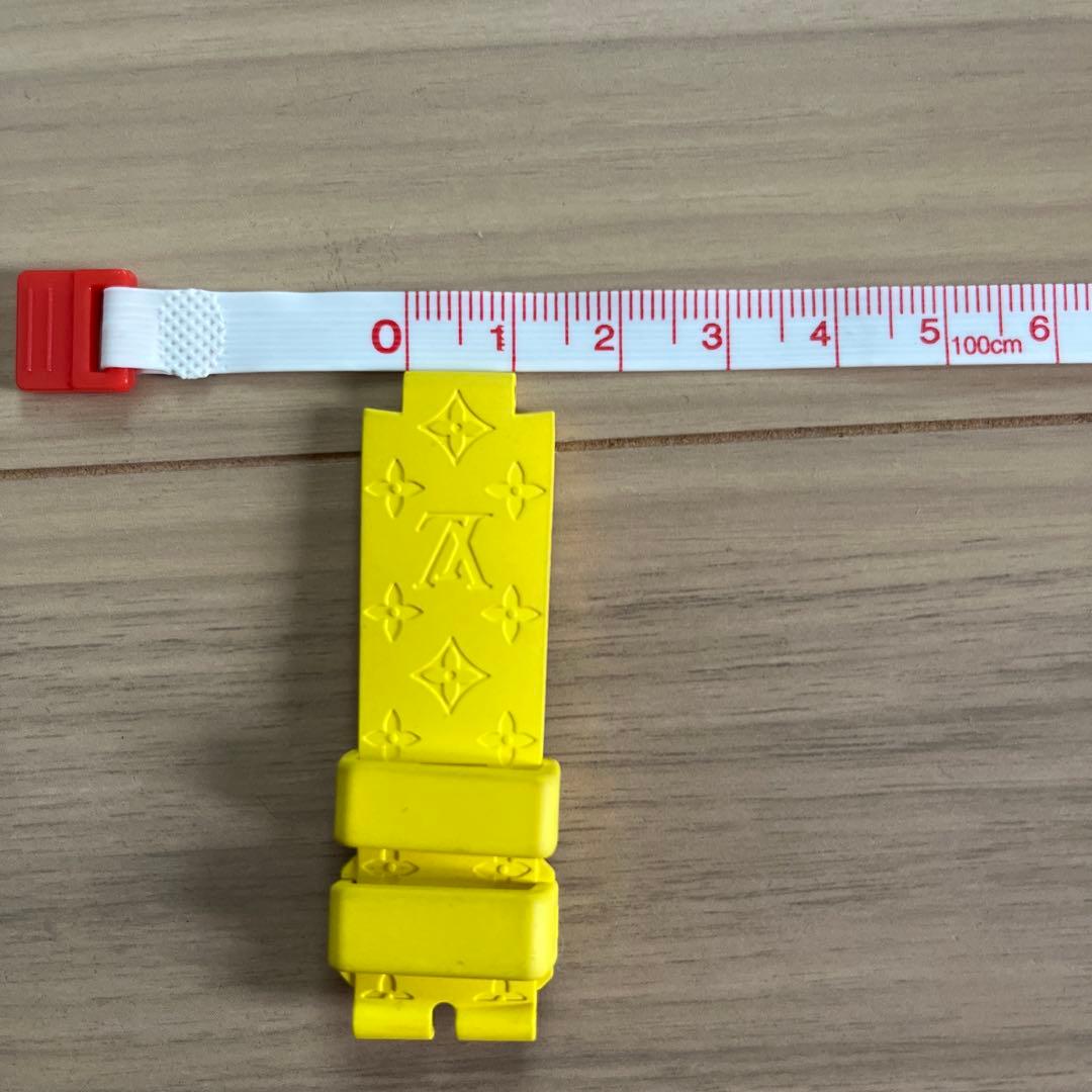 極美品♥️Louis Vuitton♥️ラバーベルト モノグラム 黄色 タンブール