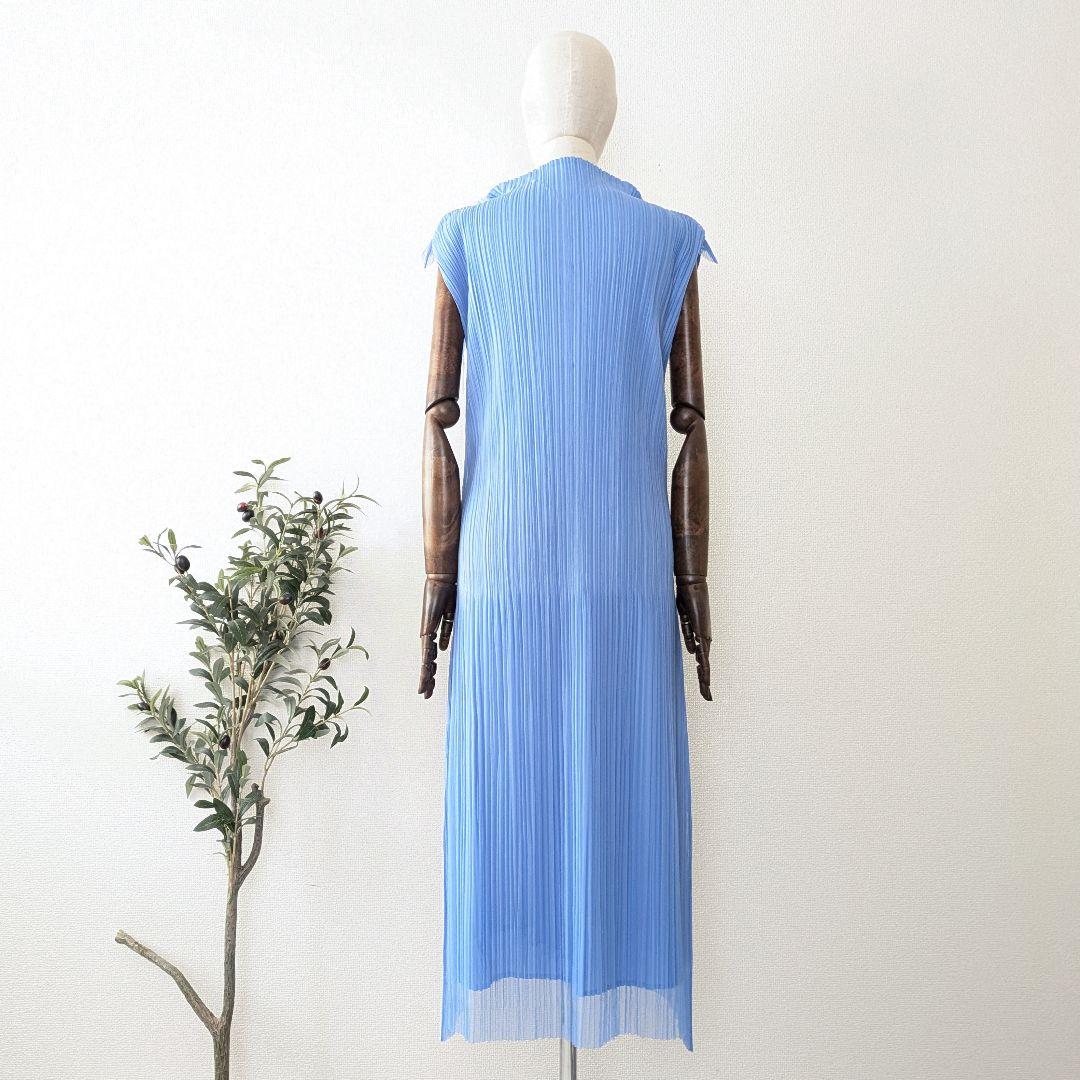 プリーツプリーズ　イッセイミヤケ　レイヤード　プリーツ　ロングワンピース　2
