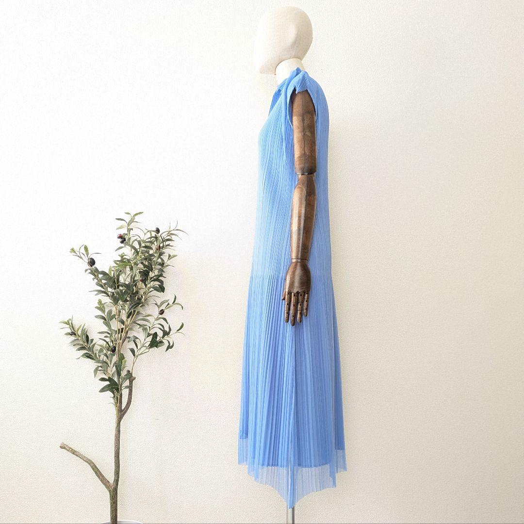 プリーツプリーズ　イッセイミヤケ　レイヤード　プリーツ　ロングワンピース　2