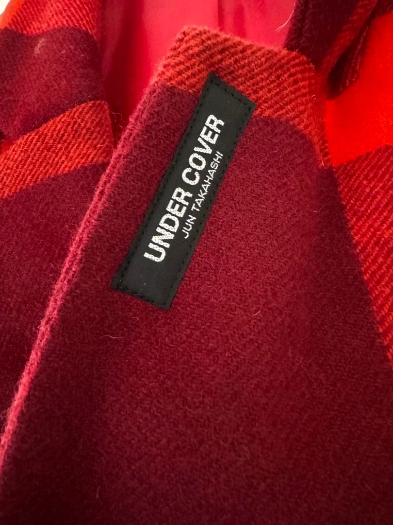 初期　UNDERCOVER ブロックチェック　ジャケット　赤　レア　ヴィンテージ