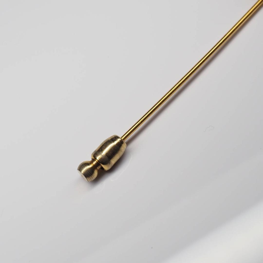 HERMES エルメス セリエ　ピンブローチ　ブローチ　シェル　ゴールド　M-S