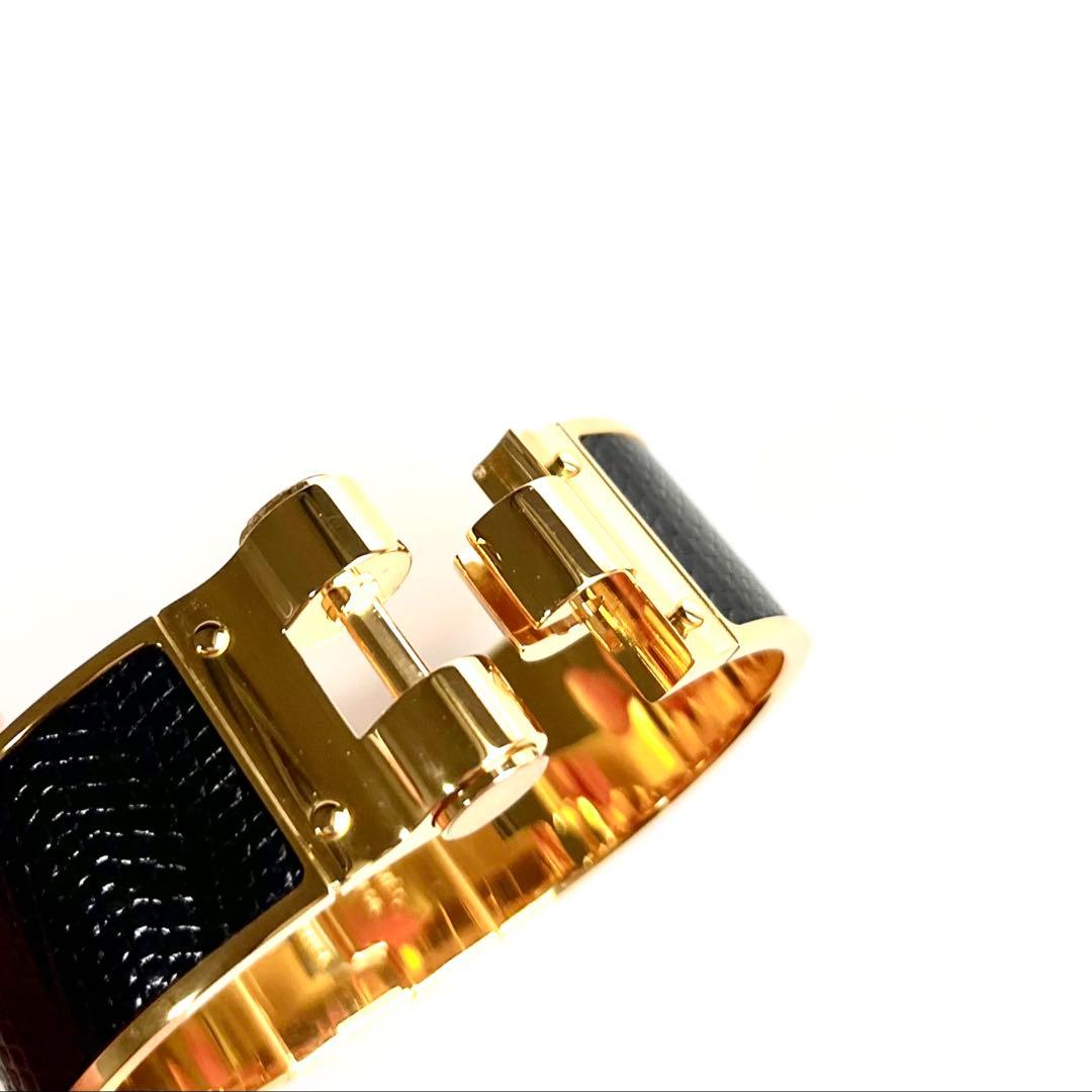 【HERMES】シャルニエールGM バングル ブレスレット ゴールド