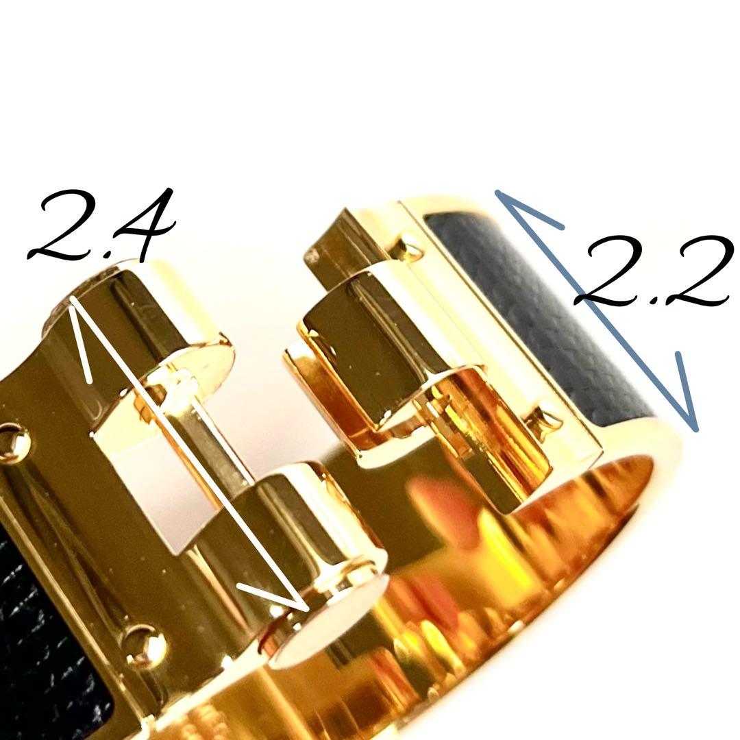 【HERMES】シャルニエールGM バングル ブレスレット ゴールド
