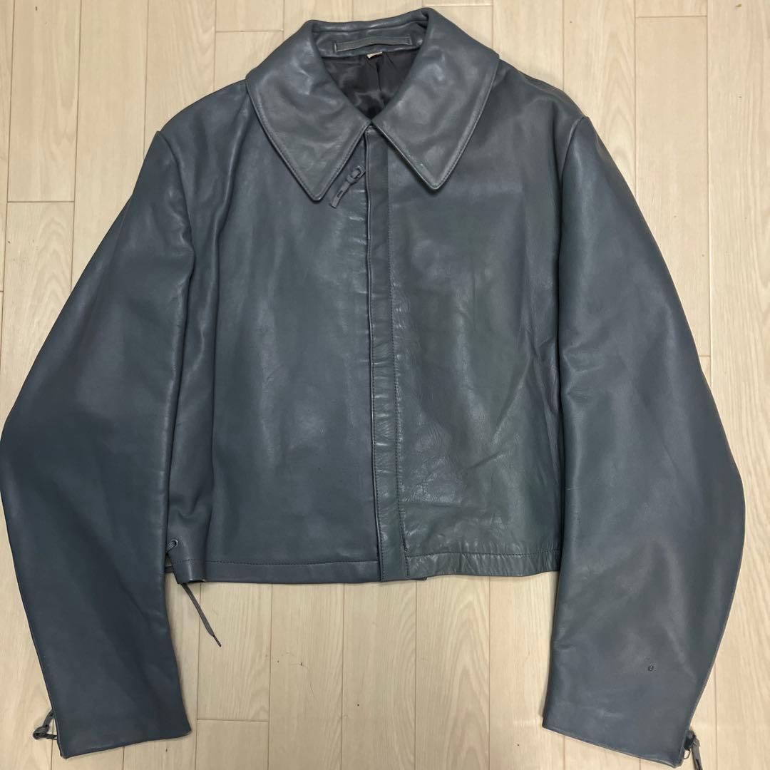 80s ドイツ軍 サブマリンジャケット レザージャケット 短丈